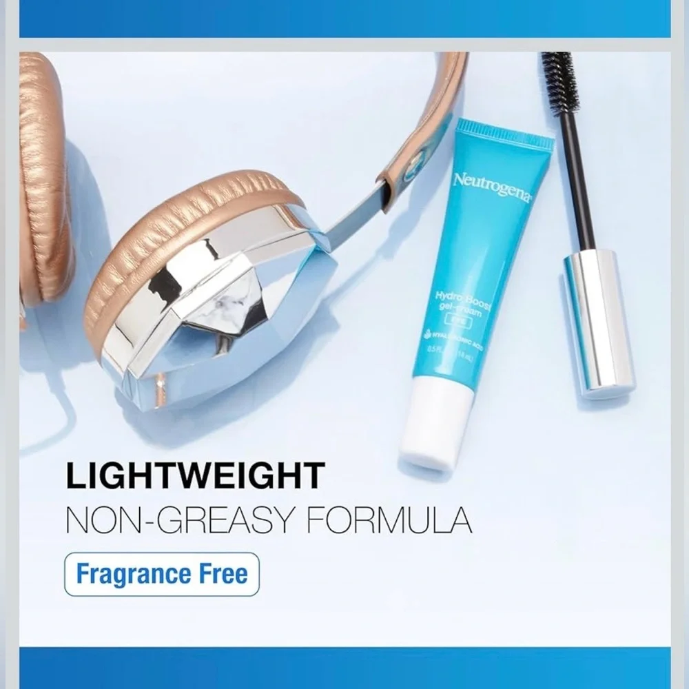 2- Neutrogena Hydro Boost Eye Gel-Cream 4 Sensitive Skin Moisturizing 👀 Oil Free